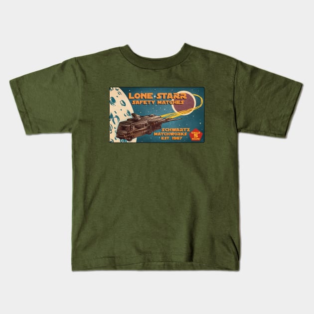 Spaceballs Matches Kids T-Shirt by ChetArt